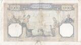 Frankreich  1000 Francs Ceres and Mercury - 15/07/1937 Serial V2989 IV / S