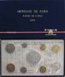 Frankreich  Monnaie de Paris Uncirculated set 1974 FDC.1974 1c double edge I- / VZ+ / VZ-ST
