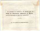 Frankreich 03/07/1915 1 Franc Charleville-Mézières-Mohon Cities - Charleville, Mézières et Mohon - 1915 II / VZ