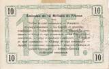 Frankreich 08/05/1916 10 Francs Fourmies City - 1916 III / SS