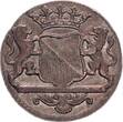 Niederlande  1 Duit Arms - 1768 II / VZ