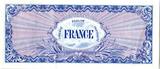 Frankreich 1944 100 Francs Allied Military Currency - 1945 Serial 9- 68935935 II / VZ