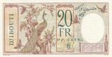 Dschibuti  20 Francs Peacock ND (1932) - Specimen - P.7as - UNC I / ST