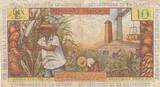 Französischen Antillen  10 Francs Girl, sugar cane - 1964 - Serial T.6 - F to VF - P.8b IV / S+