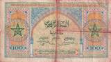 Marokko  100 Francs - Meknes - 1943 - Serial J189 - F - P.25 IV / S