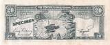 China  20 Cents - Tchang Kai-chek - Boat - Specimen - 1946 - P.395A I- / VZ+ / VZ-ST