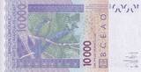 Staaten von Westafrika  10000 Francs - Mask - Birds - 2021 - Letter A ( Ivory Coast) - P.NEW I / ST