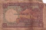 Belgischer Kongo 1942 10 Francs - Dance - Soldiers - 10-07-1942 - Letter K - P.14B VI / G