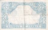 Frankreich  5 Francs - Blue - 1916 - Serial Z.14946 - P.70 III / SS+