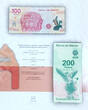 Mexiko  100 & 200 Pesos - Commemoratives notes of the independance and the revolution - Folder - 2010 I / ST