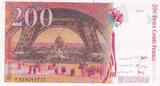Frankreich  200 Francs - Gustave Eiffel - Eiffel tower - Without strap - 1996 - Serial P.039 I / ST