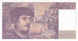 Frankreich  20 Francs - Debussy - 1980 - Serial W.002 - P.151 I / ST