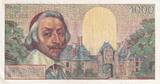 Frankreich 1957 1000 Francs - Richelieu - 07-03-1957 - Serial J.321 - P.134 II / VZ