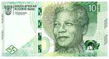 Südafrika  10 Rand - Nelson Mandela - White rhinoceros with rings - 2023 - Letter A I / ST