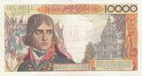 Frankreich 100 nf sur 10000 francs 1958 100 NF on 10000 Francs - Bonaparte - 30-10-1958 - Serial E.141 III / SS