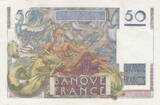 Frankreich 1949 50 Francs - Le Verrier - 03-11-1949 - Serial L.143 II / VZ+