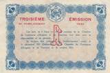Frankreich  1 Franc - Avignon Chamber of Commerce - 1922 - Number 1821 II / VZ