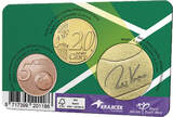 Niederlande 2021 Coincard 50 centimes 2022 + Medal - Loeki BU