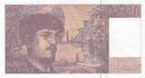 Frankreich  20 Francs Debussy - 1997 - Serial B.055 II / VZ+