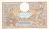 Frankreich 1937 100 Francs - Luc Olivier Merson - 02-12-1937 - Serial V.56039 I- / VZ+ / VZ-ST