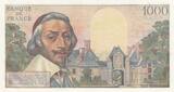 Frankreich 1955 1000 Francs - Richelieu - 05-05-1955 - Serial Y.152 I- / VZ+ / VZ-ST