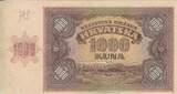 Kroatien 1941 1000 Kuna - Young girl - Mountains - 26-05-1941 - Serial K III / SS