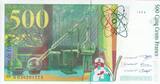 Frankreich  500 Francs - Pierre et Marie Curie - 1994 - Serial N.030 I / ST