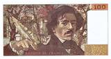 Frankreich  100 Francs Delacroix - 1991 - Serial R.170 - Large watermark - Fay.69bis.03a1a II / VZ+
