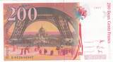 Frankreich  200 Francs - Gustave Eiffel - Tour Eiffel - 1996 - Serial H.052 I / ST