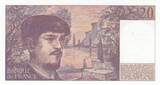 Frankreich  20 Francs - Debussy - 1980 - Serial U.001 I / ST