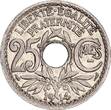 Frankreich  25 Centimes Monogram RF - 1914 II / VZ