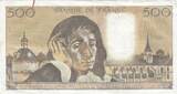 Frankreich 1979 500 francs - Pascal - 07-06-1979 - Serial S.99 III / SS