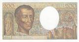 Frankreich  200 Francs - Montesquieu - 1987 - Serial D.050 I- / VZ+ / VZ-ST