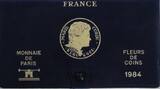 Frankreich francs Monnaie de Paris UNC Set 1984 st