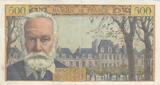 Frankreich 1958 500 Francs - Victor Hugo - 30-10-1958 - Serial X.110 II / VZ