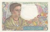 Frankreich 1943 5 Francs - Shepherd - 02-06-1943 - Serial K.16 I / ST