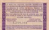 Frankreich  1 Franc Solidarity Bond - 1941-1942 - No serial III / SS