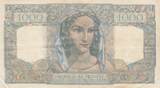 Frankreich 1948 1000 Francs Minerva and Hercules - 11-03-1948 - Serial H.386 III / SS