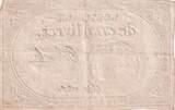 Frankreich 5 livres 5 Pounds 10 Brumaire Year II (31.10.1793) - Sign. Blanche - Serial 12826 III / SS