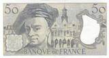 Frankreich  50 Francs - Quentin de la Tour - 1988 - Serial P.53 II / VZ