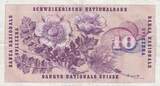 Schweiz 1968 10 Francs - Gottfried Keller - Carnation Flowers - 15-05-1968 - Serial 53S III / SS