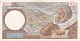 Frankreich 1942 100 Francs Sully - 12-02-1942 - Serial F.28608 III / SS