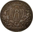 Frankreich 1 token Mayors of Nantes, Jean Baptiste Gellée - Silver Token, 2nd Mandate - 1776 III / SS+