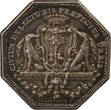 Frankreich 1 token Mayor of Rennes - Silver Token, Yves De La Motte Fablet - c. 1788 III / SS