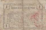 Frankreich 1916 1 Franc - Fourmies - Regional Coupon - 08-05-1916 - Serial 16 IV / S