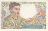 Frankreich 1943 5 Francs - Shepherd - 25-11-1943 - Serial A.84 I / ST