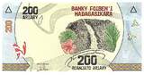 Madagaskar  200 Ariary - Waterfall - Tree - 2022 - Serial G67 I / ST