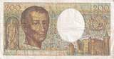 Frankreich  200 Francs - Montesquieu - 1981 - Serial U.006 III / SS