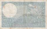Frankreich 1939 10 Francs Minerva - 26-10-1939 - Serial C.75680 III / SS