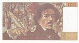 Frankreich  100 Francs - Delacroix - 1991 - Serial O.186 I / ST